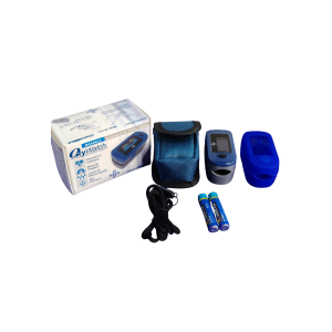 Oxímetro Choicemmed Oxywatch Azul con Curva