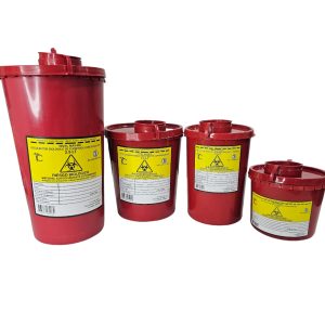 Set de 4 Contenedores de Seguridad Guardian para Agujas y Cortopunzantes