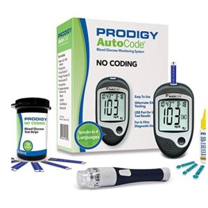 Glucómetro Prodigy 10 Tiras 10 Lancetas