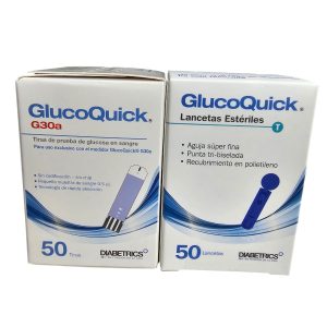Tiras Glucoquick G30A Caja Por 50