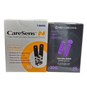 Tiras Reactivas CareSens N Por 50