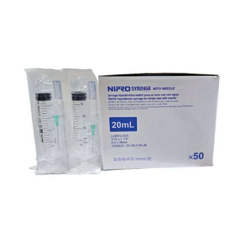Jeringa 20 mL x 50 Nipro