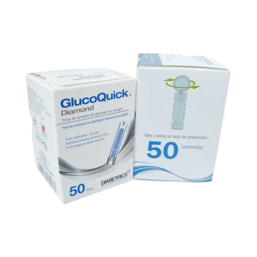 Tiras Glucoquick Diamond Caja Por 50