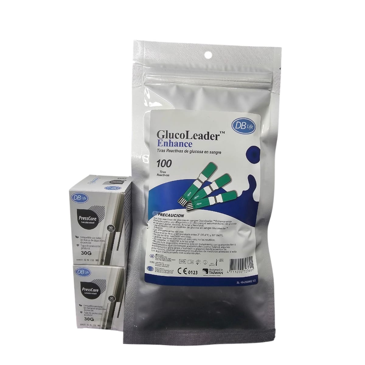 Tiras Glucoleader X 100