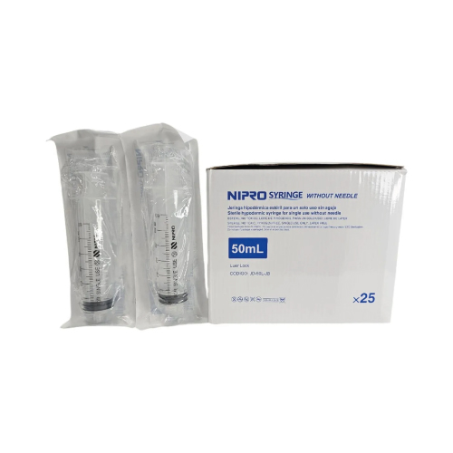 Jeringa 50 mL x 25 Nipro Sin Aguja